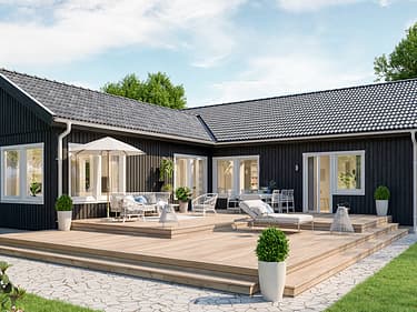 Bilde av ett av våre vinkelhus